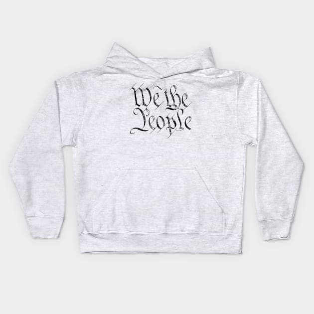 We The People 02 Kids Hoodie by JimPrichard